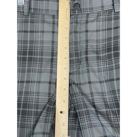 Nike Golf Pants Mens 32x32 Gray Plaid Tour Performance Dri Fit Straight Leg Pant - Picture 6 of 13